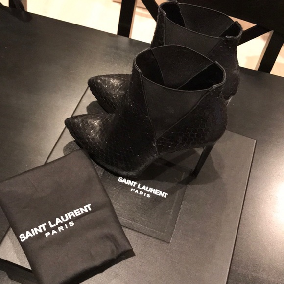 Saint Laurent Shoes - Saint Laurent black color ankle bottie